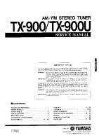Yamaha TX-900-U - Service Manual 